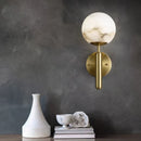 Ljojo Marble Ball Wall Light in Gold, Black, Copper with G9 Bulb for Home and Restaurant Sconce