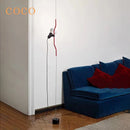 Ljojo Modern Adjustable LED Chandelier for Living Room, Bedroom, Hotel - Decorative Corner Lamp