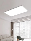 Ljojo Minimalist LED Ceiling Light: White Rectangle Bedroom & Living Room Lamp