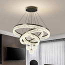 Ljojo Luxury Crystal Ceiling Chandelier LED Pendant Light for Living & Dining Room