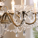 French Crystal Chandelier Retro Light Luxury Living Room Main Light by Ljojo - High-End Dining Room Bedroom Light