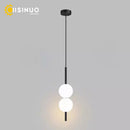Ljojo Long Line Black/Gold Pendant Light for Bedroom and Living Room Wall Decor