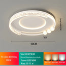 Nordic Led Ceiling Light: Creative Modern Round Fixture for Living Room by Ljojo