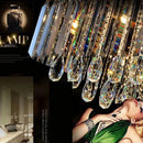 Ljojo LED Crystal Ceiling Lamps for Living Room Bedroom Dining Modern Minimalist Lighting
