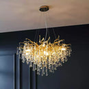 Gold Crystal Tree Branch Chandelier Modern Luxury Pendant Light by Ljojo