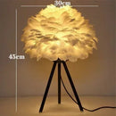 LED Flower Design Glass Table Lamp for Bedroom - Romantic Pastoral Reading Light by Ljojo