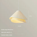 Ljojo Medieval Cream Fabric Pendant Lamp - Creative Dining Table Light