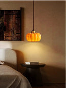 Ljojo Japanese Wabi-sabi Style Pumpkin Led Pendant Lights for Dining Room and Bedroom