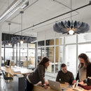 Modern Design Felt Led Pendant Light Chandelier for Living Dining Room Bedroom Office by Ljojo