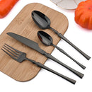 Ljojo 24-Piece Stainless Steel Cutlery Set - Knife Fork Spoon Dinnerware Silverware