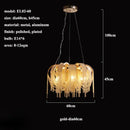 Ljojo Modern Luxury Tassel LED Pendant Lights Chandelier - Elegant Home Decor Luminaire