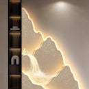 LED Mountain Wall Light with Sunset Effect - Modern Landscape Mural Lamp by Ljojo