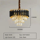 K9 Crystal Chandelier Living Room Villa Bedroom Ceiling Light - Ljojo
