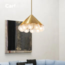 Luxurious Bubble Ball Art Living Room Pendant Light Fixture by Ljojo - High-End Designer Showcase
