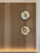 Ljojo Marble Wall Lamp for Hotel Bedroom & Living Room - Wabi Sabi Style Premium Bedside Light