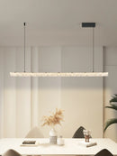 Ljojo Minimalist Restaurant Chandelier Long Strip Bar Dining Table Lights