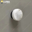 Natural Spanish Marble Wall Light, Luxury Alabaster Wall Lamp for TV Bedroom Hotel Decor by Ljojo