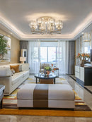 LED Crystal Ceiling Light Modern Home Decor Living Room Dining Room Kitchen Ljojo