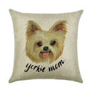 Ljojo Linen Pillowcase: Cartoon Digital Print Pattern for Office, Car, Home Sofa