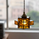 Japanese Style Retro Handmade Chandelier Glass Chandelier for Home Bar by Ljojo.