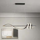 Ljojo Restaurant Pendant Light Modern Creative Long Strip Lamp Bedroom Dining Bar Lighting