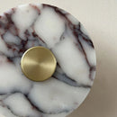 Ljojo Marble LED Wall Lamp with Gold Metal Finish