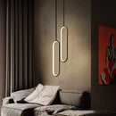 LED Pendant Chandelier Modern Minimalist for Bedroom Living Room Gold Black by Ljojo