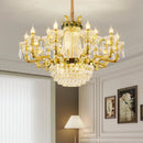 European Living Room Lamp High-end Luxury Crystal Chandelier by Ljojo