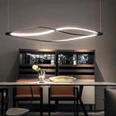 Ljojo Minimalist Aluminum LED Pendant Lamp for Kitchen Dining Island Lighting