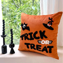 Embroidered Halloween Pillowcase Cojines Orange Pumpkin Spider Web Pillowcases