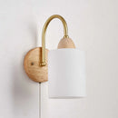 Ljojo LED Wall Lights Pull Chain Switch Modern Bedside Lamp Decoration