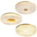 Ljojo Light Luxury LED Round Acrylic Ceiling Lamp for Bedroom Living Room