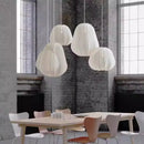 Nordic Simple LED Pendant Light Fabric Chandelier for Living Room by Ljojo
