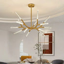 Ljojo Luxury Nordic LED Chandeliers Modern Acrylic Branch Pendant Lights Stylish Designer-Living Room Hallway