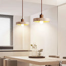 Modern Stone Pendant Light Travertine Hanging Fixture for Kitchen Living Room by Ljojo