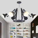 Modern Iron Chandelier Hanging Lusters by Ljojo for Office Desks and Dining Tables