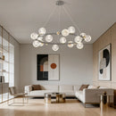 Nordic Luxury Bubble LED Restaurant Pendant Lights - Modern Ball Chandeliers by Ljojo