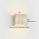 Ljojo Luxury Yellow Stone LED Wall Lamps: Modern Nordic Indoor Decor