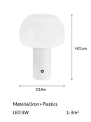 Ljojo LED Home Table Lamp: Portable & Rechargeable for Dining and Study Room, Outdoor Lighting
