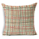 Ljojo Mandala Graffiti Cushion Cover 45x45cm Linen Pillow Case for Sofa Bed Decor