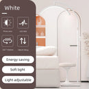 Ljojo Modern Moonlight With Storage Tray Semi Circular Floor Light Eyelash Makeup LED Fixture