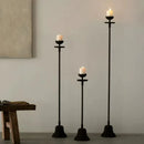 Ljojo Medieval Retro Candlestick Led Floor Lamp for Living Room Bedroom Decor Lighting