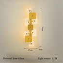 Ljojo Light Luxury Living Room Large Wall Lamp Staircase Entrance Sofa Bedroom Bedside Lamp