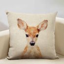 Animal Print Cushion 45x45cm for Sofa, Car Seat & Living Room Decor by Ljojo