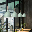 Ljojo Modern Aluminum Pendant Light for Dining Kitchen Cafe E27 Suspension Lamp by GEW