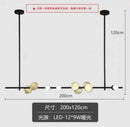 Nordic Strip LED Pendant Lights - Modern Minimalist Kitchen Chandelier by Ljojo