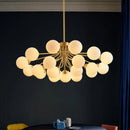 Glass Bubble Chandelier Shade LED Pendant Light Modern Bedroom Living Room Lighting by Ljojo
