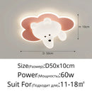 Cloud Ceiling Light Cream LED Round Fixture Kids Bedroom Study Hanging Ljojo