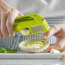 Ljojo 2-in-1 Garlic Press & Slicer Kitchen Gadget