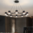 LED Spotlight Chandeliers Modern Rotatable Hanging Lamp for Cafe Restaurant by Ljojo